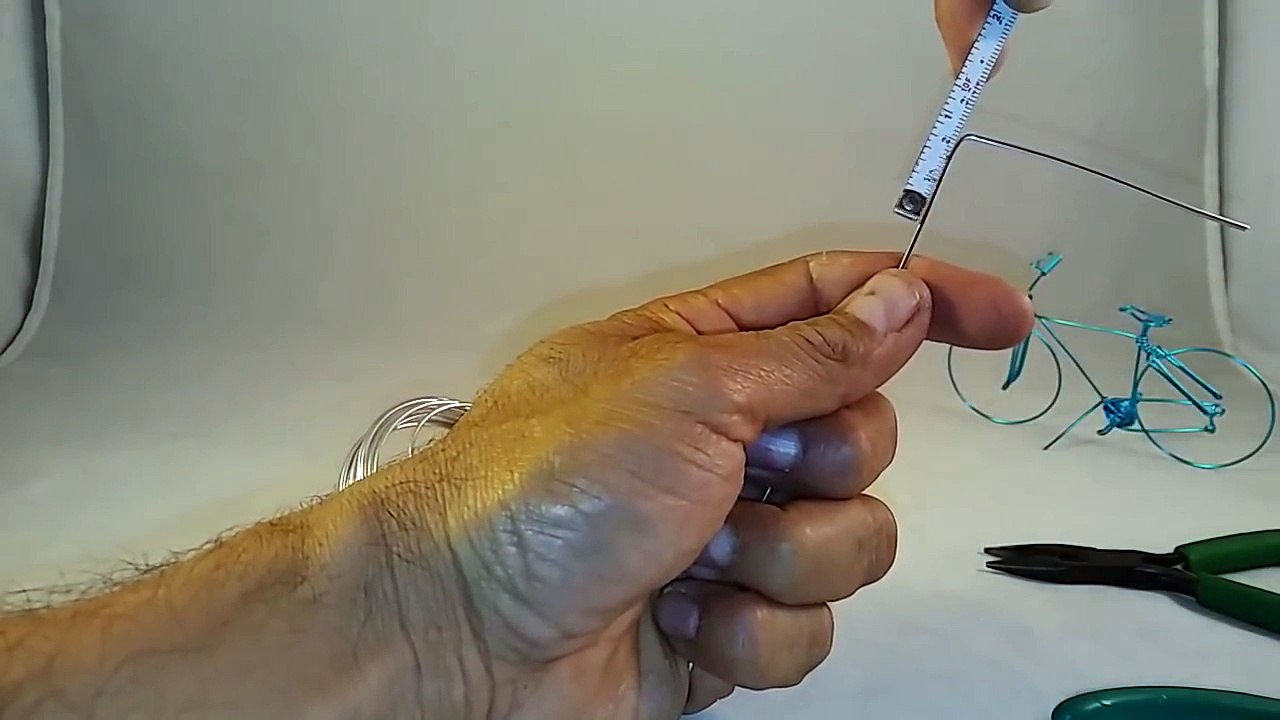 como hacer una bicicleta con alambre muy facil tutorial