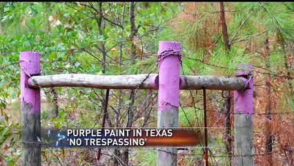 Local Police Are Warning If You Spot Purple Fence Posts To Get Away As Soon As You Can