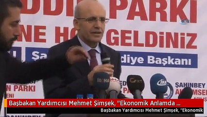 Başbakan Yardımcısı Mehmet Şimşek, "Ekonomik Anlamda Türkiye'ye Karşı Bir Provakasyon İçindeler"