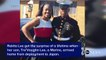 Marine shocks mom with surprise visit home