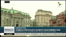 Argentina: alzas en servicio eléctrico se harán efectivas en diciembre