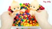 Learn Colors Ice Cream Candy Smiley Face Surprise Eggs Jelly Color Foam Baby Doll Bath Time