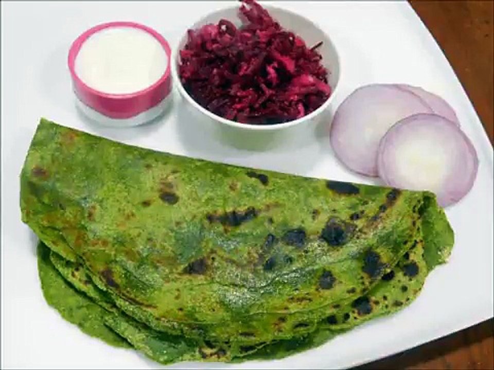 How to make a spinach Paratha, Palak Paratha @ All Food Recipes