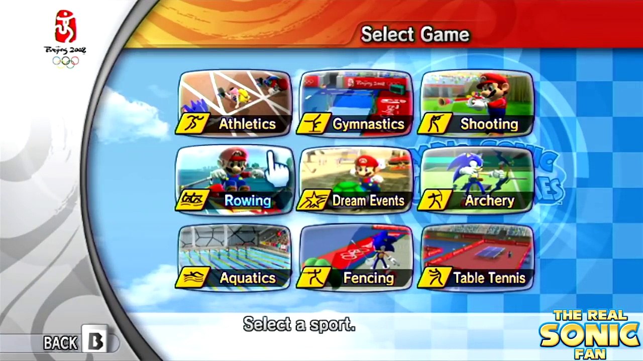 Mario & Sonic at the Olympic Games Wii (Beijing 2008) - All Events & Dream Events in 1st Place