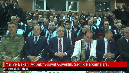 Maliye Bakanı Ağbal: "Sosyal Güvenlik, Sağlık Harcamaları Artacak"
