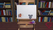 WE BARE BEARS Draw a Stickman Epic 2 Gameplay - Three Bears vs Nom Nom - The Secret Ink Mine