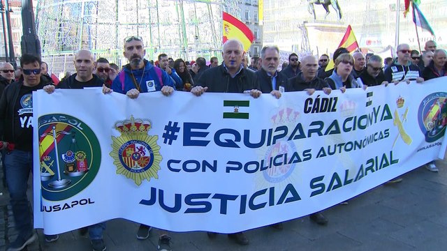 Policías y guardias civiles piden equiparación salarial