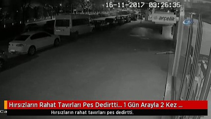 Hırsızların Rahat Tavırları Pes Dedirtti... 1 Gün Arayla 2 Kez Soygun