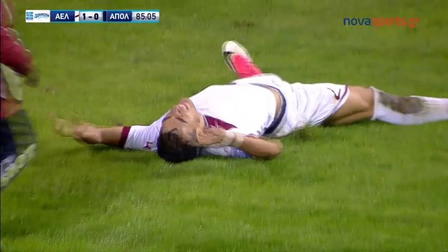Miloš Deletić AMAZING First Goal - AEL Larisa 1-0 Apollon Smyrnis 18.11.2017