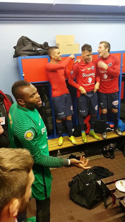 N3: Chant de la victoire par Pierre EBEDE après la victoire contre Lunéville 4 -0