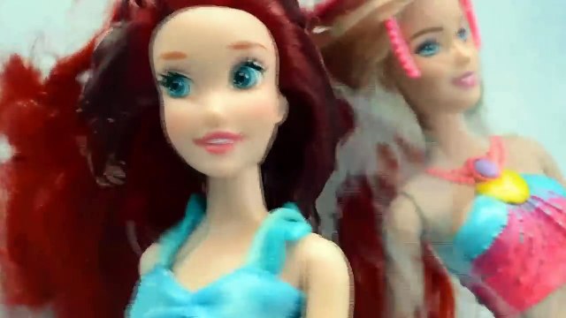 Elsya and Annya Kidnapped! Elsa and Anna Toddlers kidnapped by Ursula! Mermaid Ariel Dolls and Toys