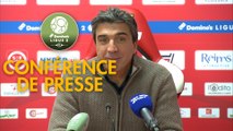 Conférence de presse Stade de Reims - Paris FC (1-1) : David GUION (REIMS) - Fabien MERCADAL (PFC) - 2017/2018