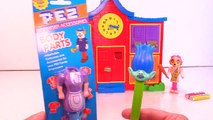 Trolls MAGIC FIDGET SPINNER Game w/ Foam Head PEZ Candy Dispensers - LEARN COLORS KIDS
