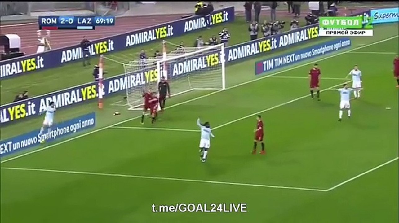 Goal Immobile 2-1 AS Roma vs Lazio