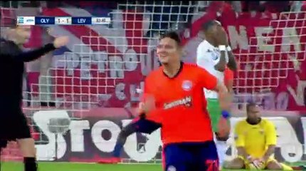 Leonardo Koutris AMAZING Goal - Olympiakos Piraeus 2-1 Levadiakos - 18.11.2017