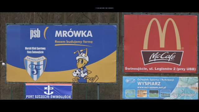 Skrót z meczu Flota Świnoujście 0 - 4 ( 0 - 0 ) Błękitni II Stargard