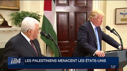 Les Palestiniens menacent les États-Unis