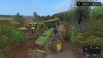 Farming Simulator 17 Pulling Out a Stuck Tror