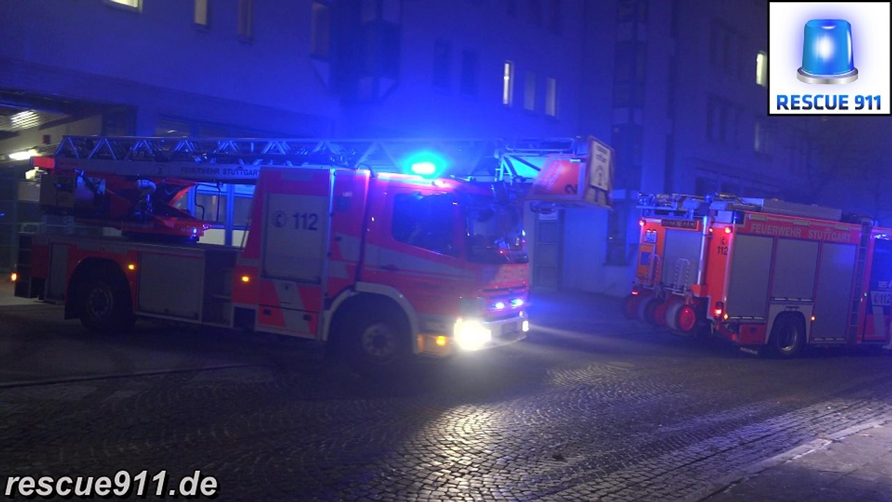 Feuerwehr Stuttgart Feuerwache 2 West (Zusammenschnitt)