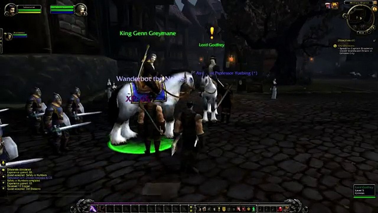 Lets Play World of Warcraft Co-op Part 1 - The Curse of the Wolf (feat. Wanderbots)