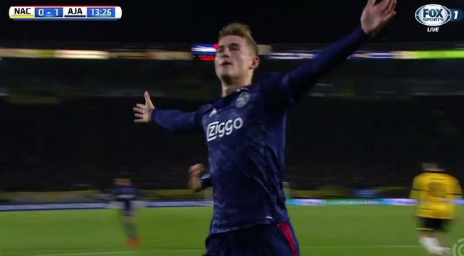 Matthijs De Ligt Goal HD - Breda 0 - 1 Ajax - 18.11.2017 (Full Replay)