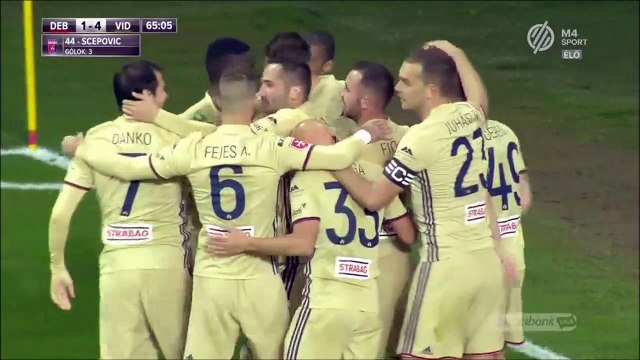 1-4 Marko Šćepović Penalty Goal Hungary NB I - 18.11.2017 Debrecen VSC 1-4 Videoton FC
