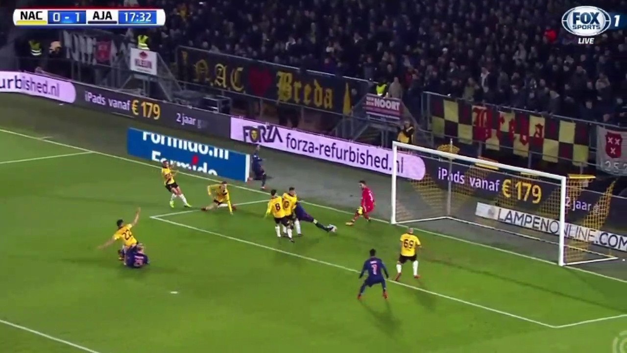 Donny van de Beek Goal HD - Breda 0 - 2 Ajax - 18.11.2017 (Full Replay)