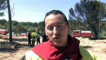 L'interview du capitaine Sylvain Besson, du centre de secours de Martigues.
