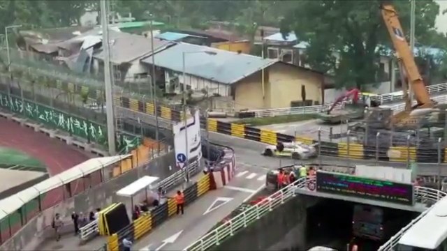 Gros crash en course qualificative au GT World Cup de Macau