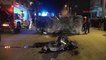 Bolu Bolu Motosikletin Çarptığı Minibüs Devrildi, Motosikletteki Çift Yaralandı
