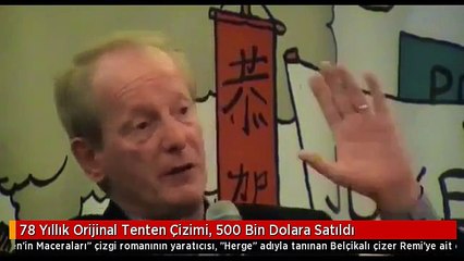 78 Yıllık Orijinal Tenten Çizimi, 500 Bin Dolara Satıldı