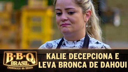 Kalie decepciona e leva bronca de Dahoui