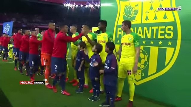 ملخص مباراة باريس سان جيرمان ونانت 4 -1 [شاشة كاملة] الدوري الدوري الفرنسي 18.11.2017