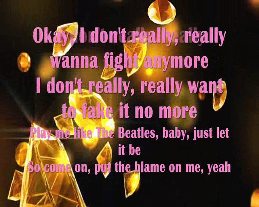 Luis Fonsi ft. Demi Lovato - Échame La Culpa (Lyrics)