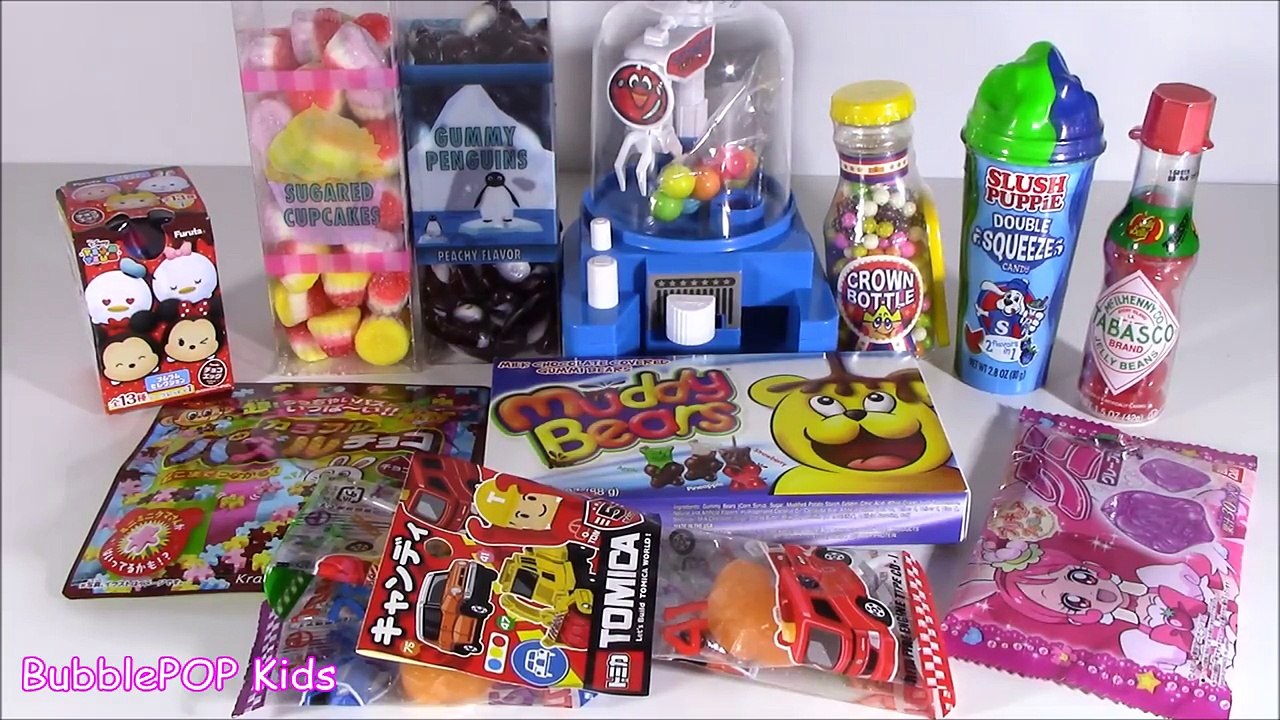 CANDY BONANZA! Gumball Catcher! HOT SAUCE Jelly Belly BEANS! Candy Stickers! Cupcake Gummies!