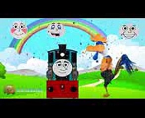 Learn Colors Thomas and Friends Funny Face Swap Wrong Head Baby Kids Finger Family Nursery HD #29