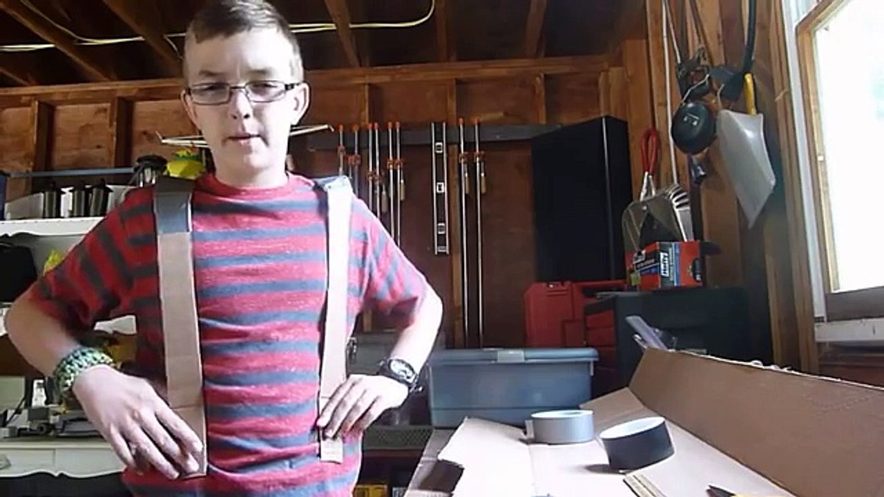 How to Make Cardboard Armor MUST SEE ENDING!! Link to revisit in descrtiption