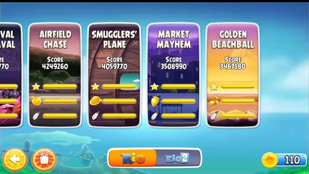 Angry Birds Rio Market Mayhem All levels