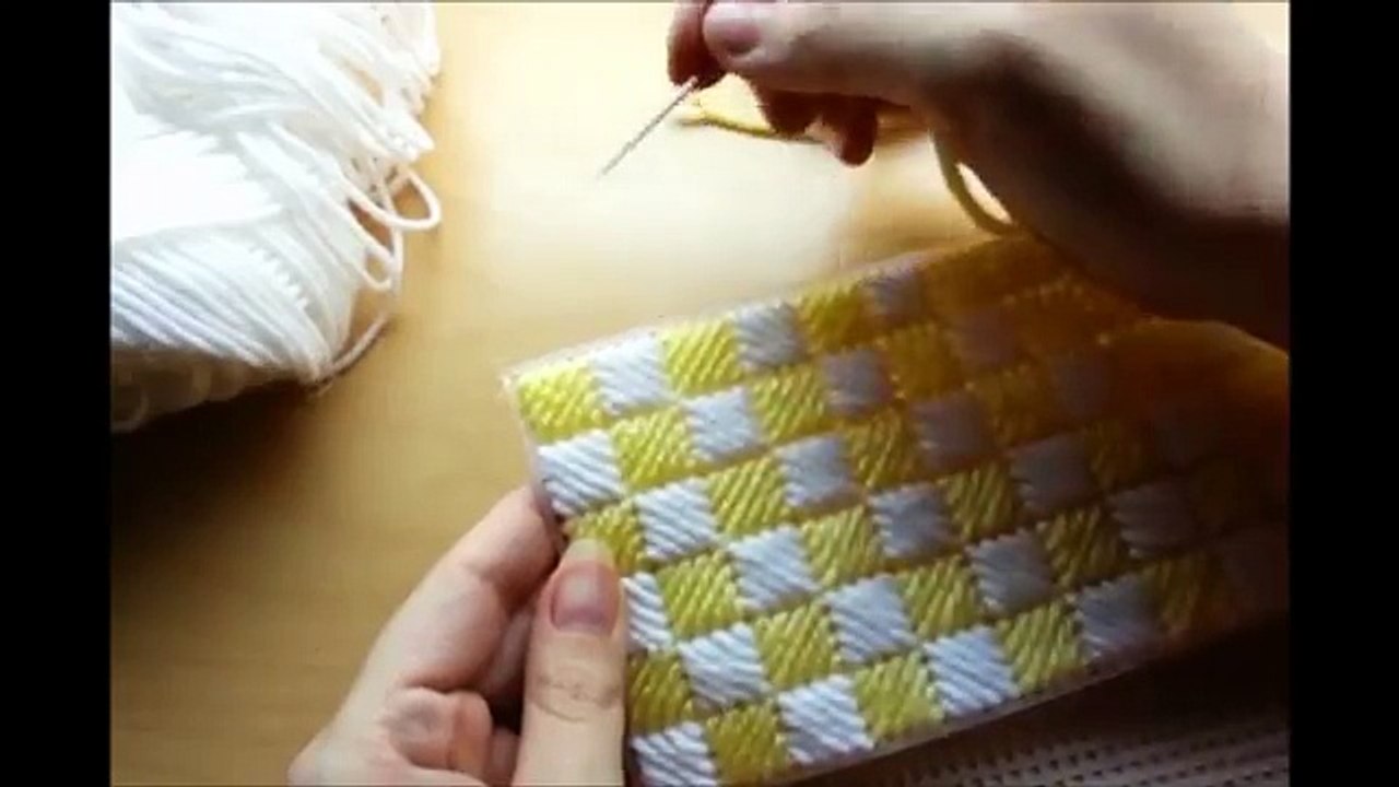 #Crochet #Clutch Wallet with plastic canvas #TUTORIAL #44 supersaver