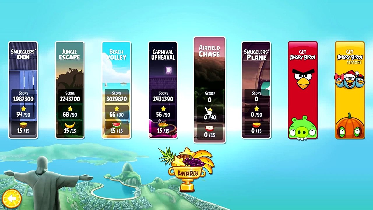 Lets Play Angry Birds Rio 13 - The Great Brazilian Suitcase Chase