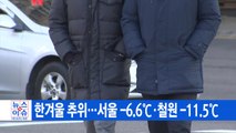 [YTN 실시간뉴스] 한겨울 추위...서울 -6.6℃·철원 -11.5℃ / YTN