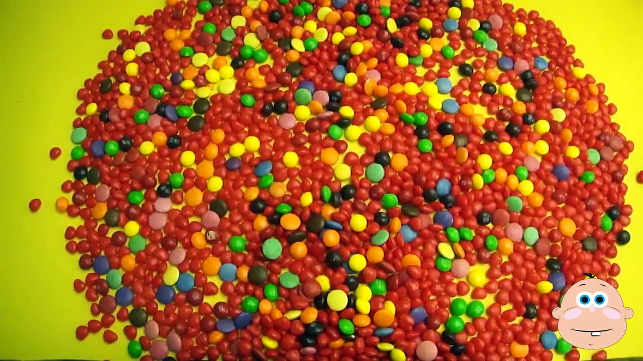 Learn To Count 1 to 70 with Candy Numbers! Surprise Eggs with Smarties Skittles and Candy Hearts