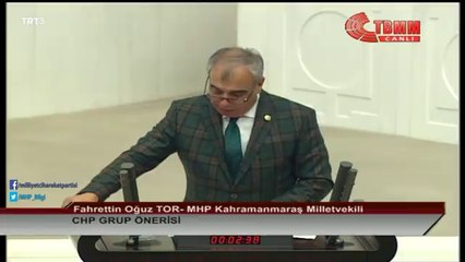 TOR; GELİR DAĞILIMI ÇARPIKLIĞI ARTIK ORTADAN KALDIRILMALIDIR