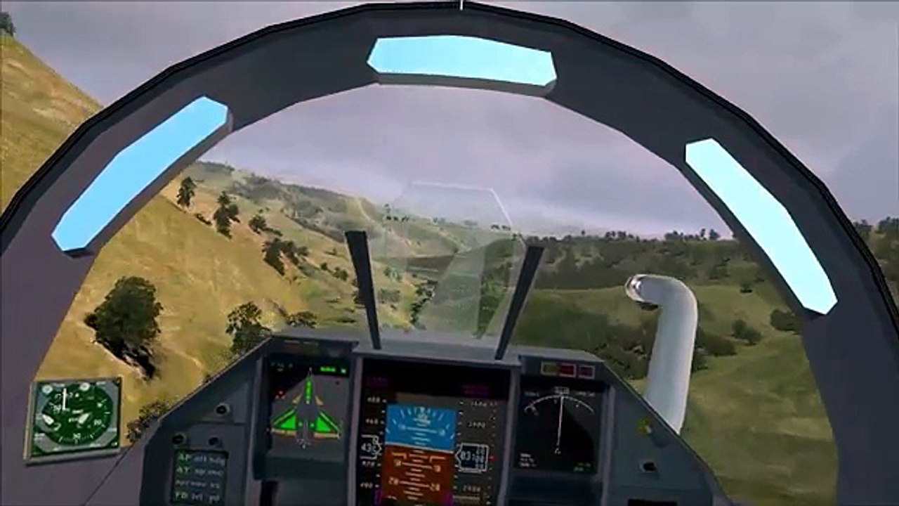 FSX Rafale M Low Level Flight over Corsica [AWESOME REALISM+GRAPHICS]