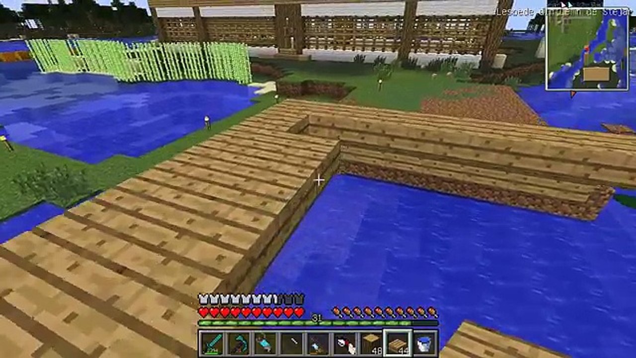 Minecraft Salbatic Modat#Ep 7 Facem si Noi Un Pod Vai de capul lui:D