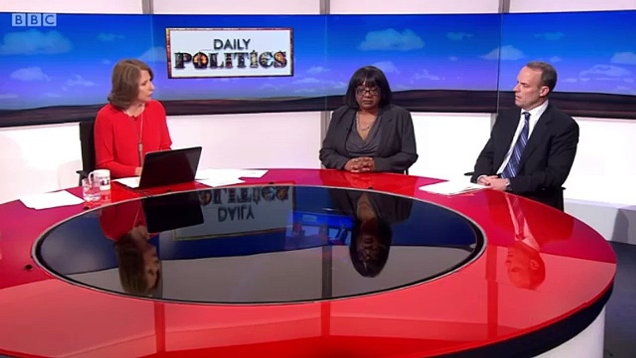 Diane Abbott car crash becomes multi car pile up (02May17)
