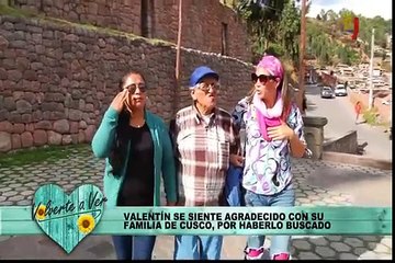 Víctor está feliz de conocer a sus primos Gerardo y Victoria