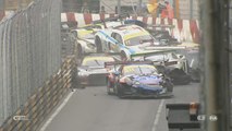 2017 FIA GT World Cup at Macau Qualification Race Huge PileUp