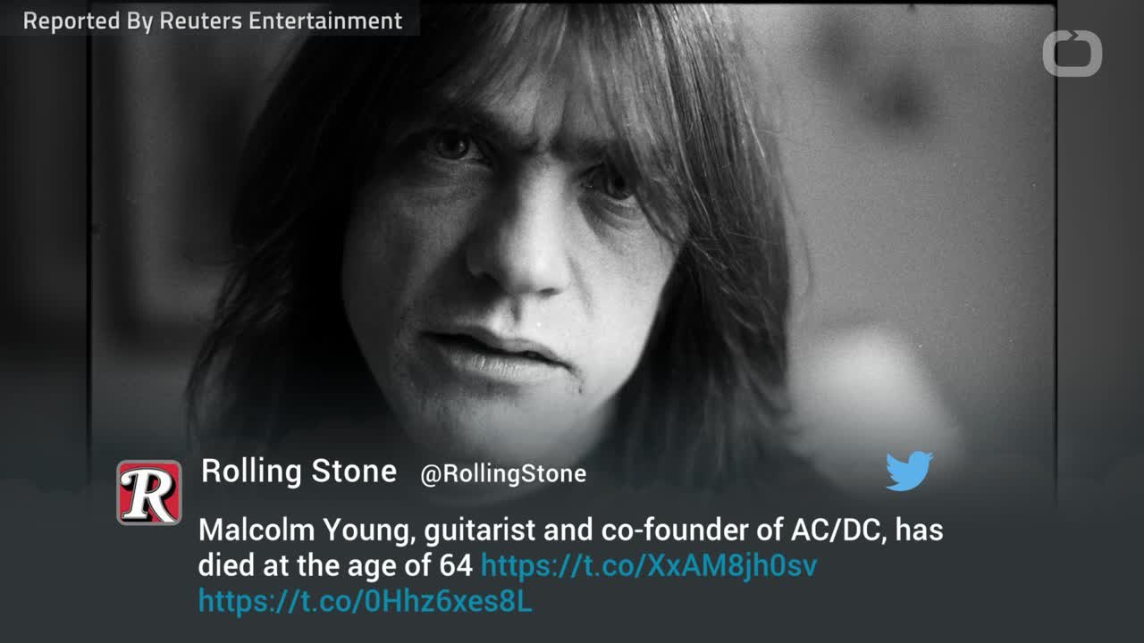AC/DC Founder Malcolm Young Dead At 64 - video Dailymotion