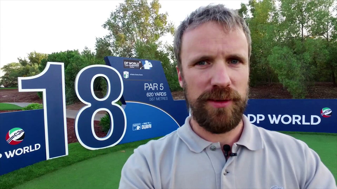 GOLF - Tour européen : Visite guidée du 18 de Jumeirah